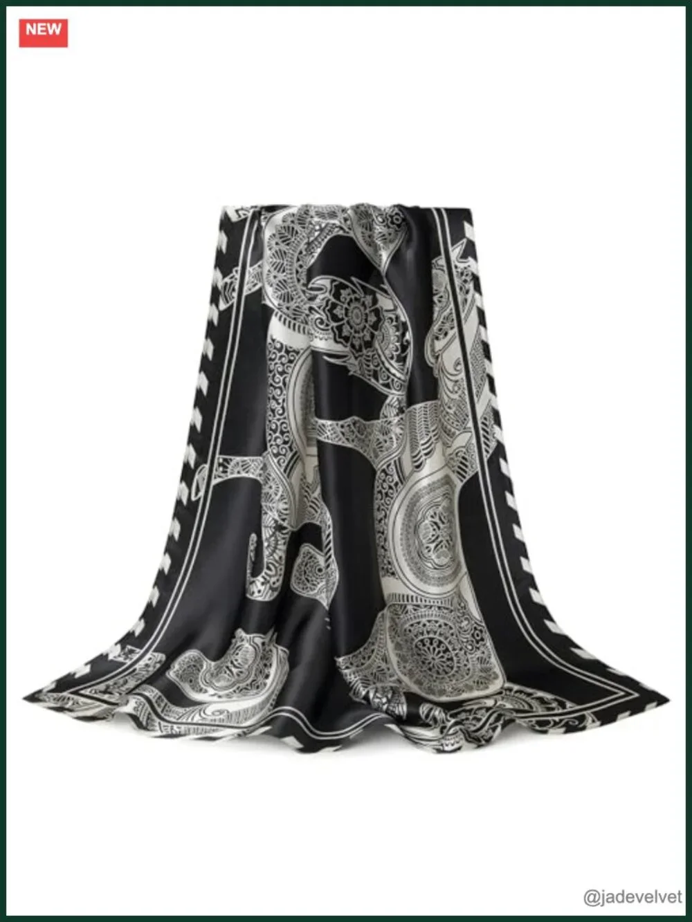 100% Mulberry Silk Scarf for Women - 35